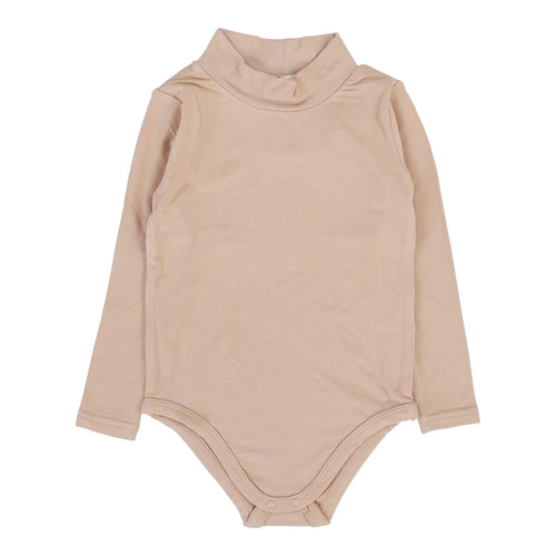 Lil legs Bamboo Mock Neck Onesie - Dusty Pink