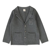 Load image into Gallery viewer, Lil Legs Crest Knit Blazer - Mid Grey