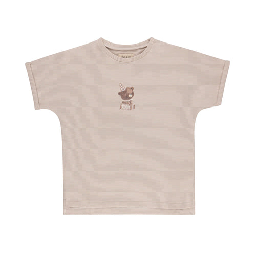 Ely's & Co Organic Bear Collection Tee - Tan