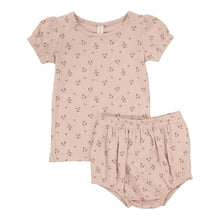 Load image into Gallery viewer, Lilette Dainty Floral Short Sleeve Set - Dusty Pink Floral