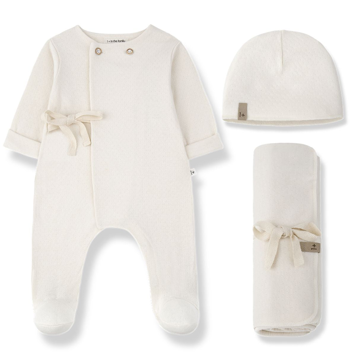 1+ In The Family Asis Layette Set - Ecru – Moonlight