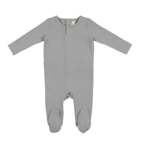 Signature Solid Footie -Blue