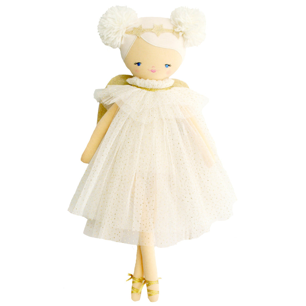Alimrose Ava Angel Doll Ivory/Gold
