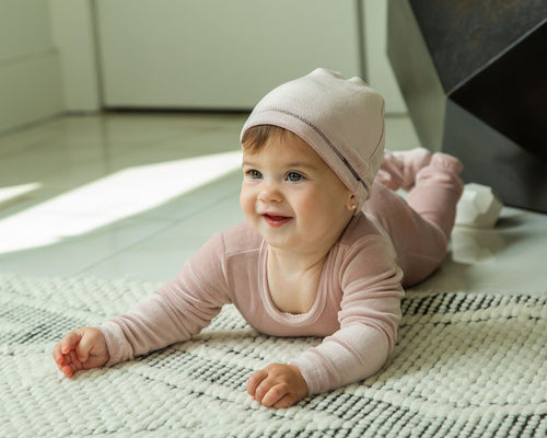 Cuddle & Coo Velour Embroidery Flower Footie