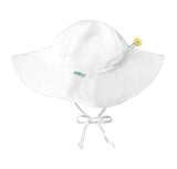 Brim Sun Protection Hat-Solid White Sunhat