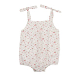 Clipdot Floral Baby Romper