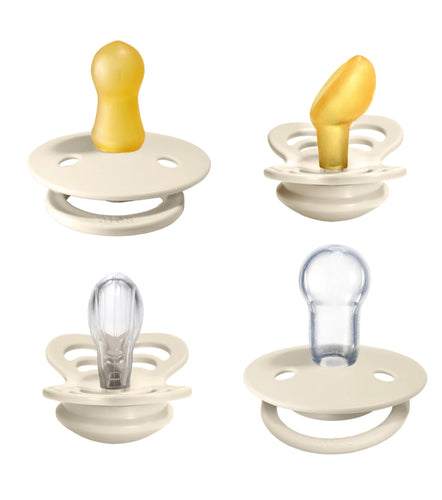 Bibs Pacifier Try It Collection Ivory