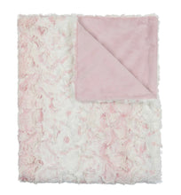 Load image into Gallery viewer, Peluche Speckled Pink Lux Fur Blanket