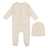 Ivory  Doll Footie & Beanie