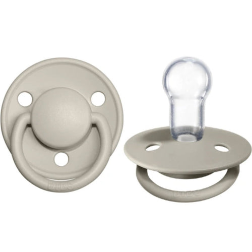 Bibs Pacifier De Lux Silicone 2 Pk Sand One Size