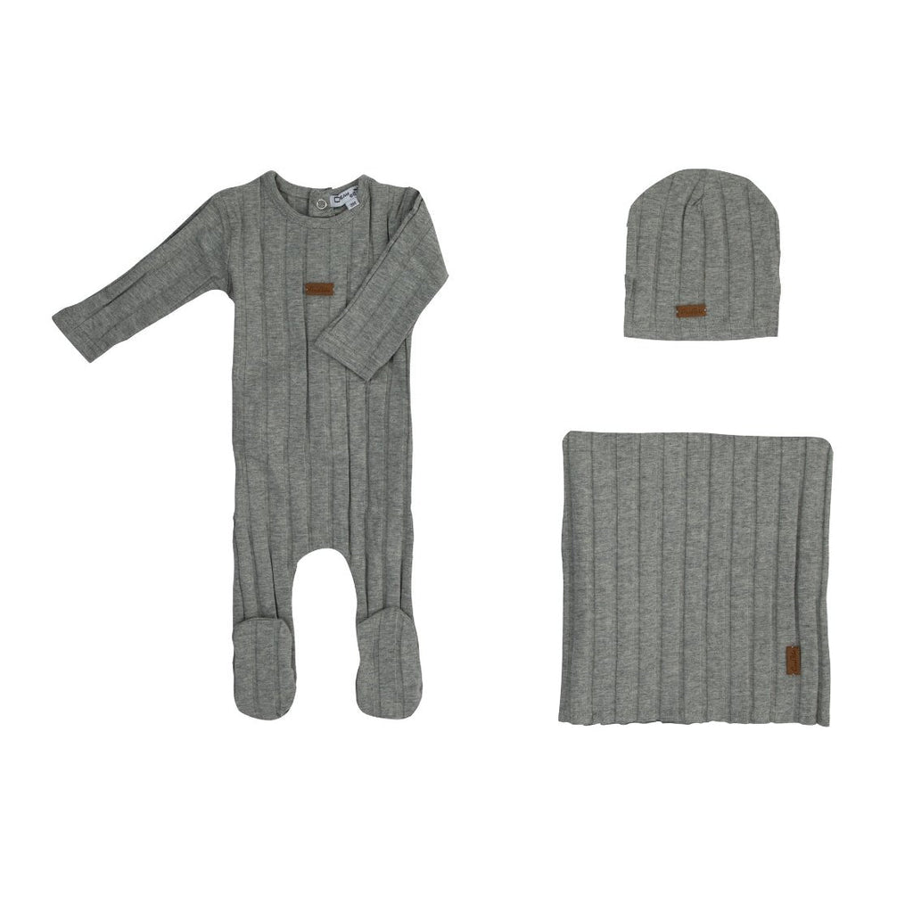 Heather Gray Wide Rib Collection