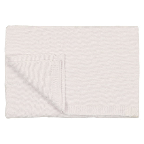 Mema Knits 3 Piece White Knit Footie +Bonnet Set
