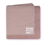 Domani Home Stipple Pale Pink Baby Blanket