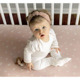 Stitching Ivory/Terracota Footie & Pixie Bonnet