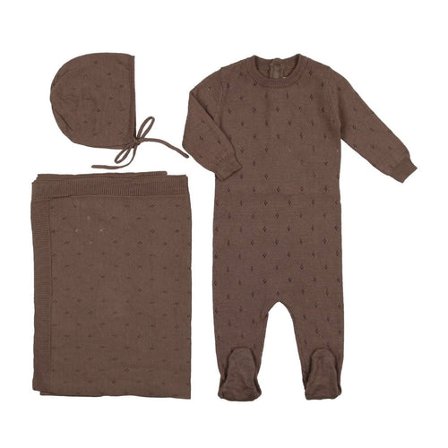 Brown Pointelle Collection