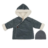 Slate Corduroy Jacket & Hat