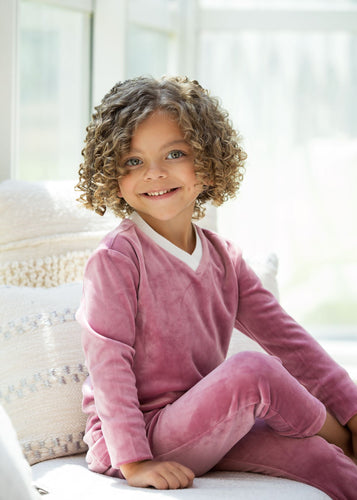 Rose V-Neck Pajamas