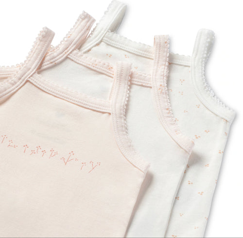 Lilette Spaghetti Strap Colored Undershirts - Girls