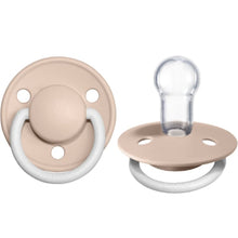 Load image into Gallery viewer, Bibs Pacifier De Lux Silicone 2 Pk Blush Glow One Size