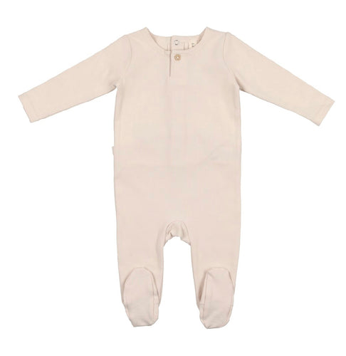 Signature Solid Footie-Natural