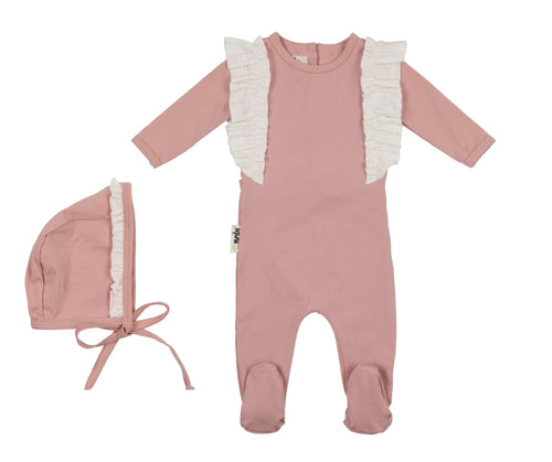 Ruffle Sleeve Footie