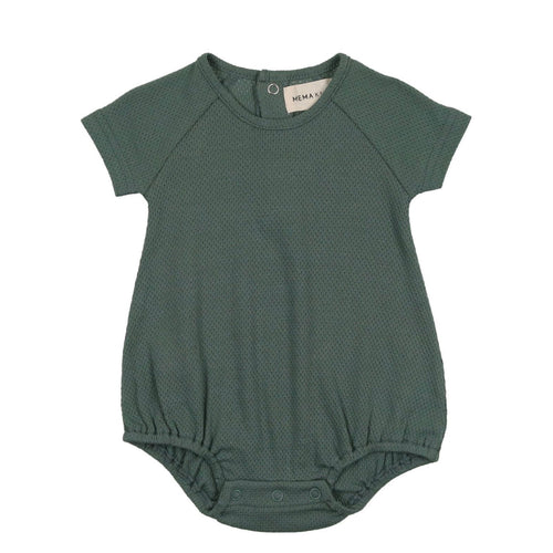 Pointelle Romper - Sage