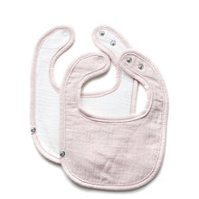 Load image into Gallery viewer, Pink Bib With Pink Trim