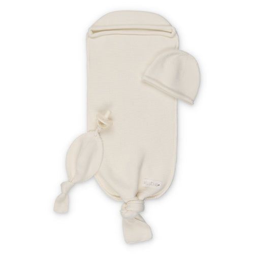 Peluche Knit Cocoon Set - Cream