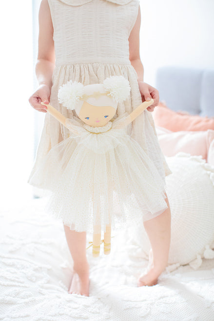 Alimrose Ava Angel Doll Ivory/Gold