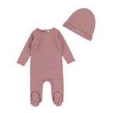 Marled Plum Heather Logo Collection