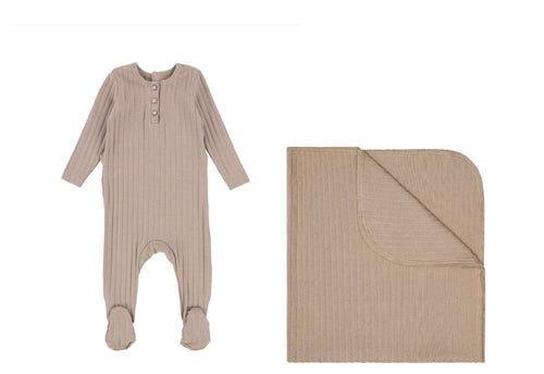 Rhinestone 3 Piece Set-Taupe