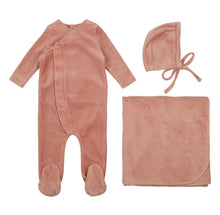 Load image into Gallery viewer, Velour Kimono Set-Pink