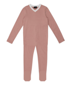 Blush V-Neck Set
