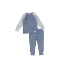 Load image into Gallery viewer, Blue Raglan Loungewear