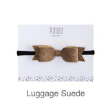Luggage Suede Bow Headband