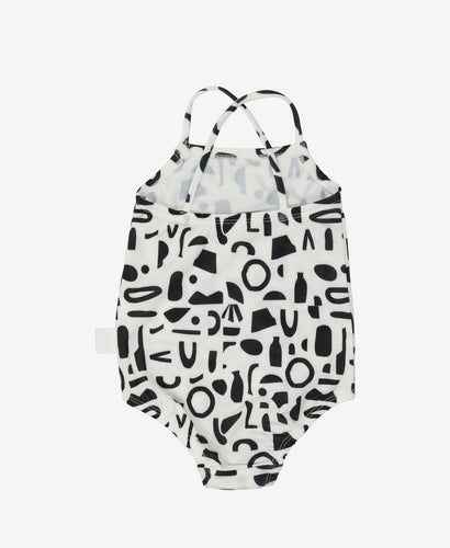 Abstract Collection Girls Bathing Suit