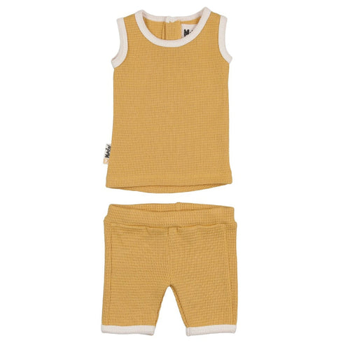 Honey Waffle Knit Short Set