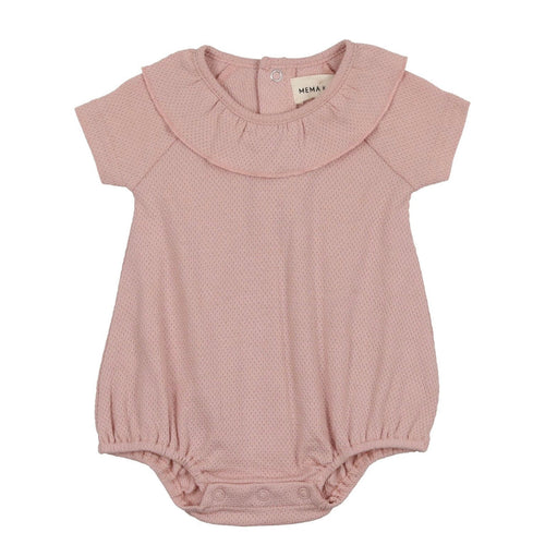 Pointelle Romper - Rose