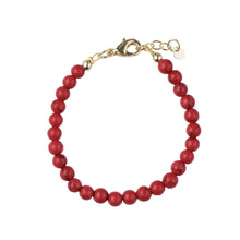 Load image into Gallery viewer, Red Dye Beaded Bracelet