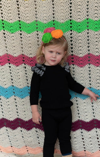 Houndstooth Knit Set