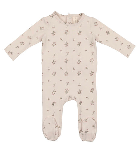Signature Floral Footie-Rose
