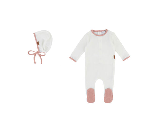 White/Pink Waffle Collection