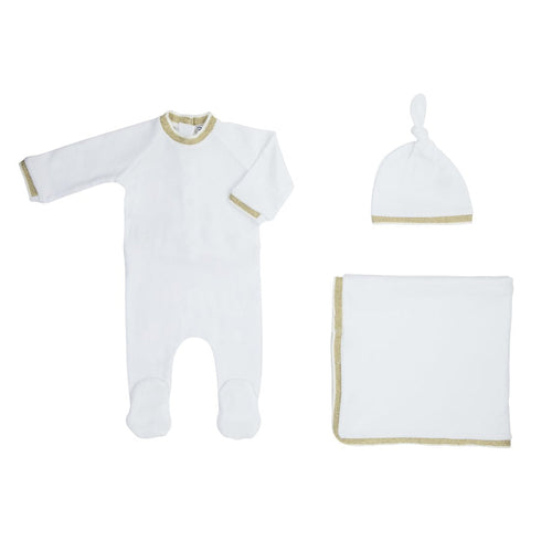 White & Gold Set