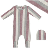 Striped Sweater Knit Collection- Mauve