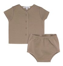 Load image into Gallery viewer, Taupe Baby Cardigan Set
