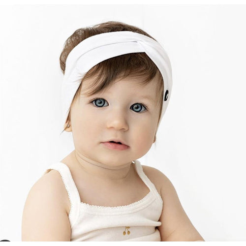 Classic White Knot Headband