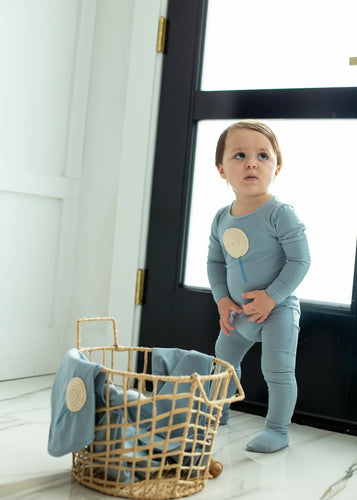 Cuddle & Coo Blue Lollipop Stretchie 3PC Set