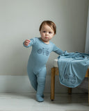 Cuddle & Coo Slate Bicycle Stretchie 3PC Set