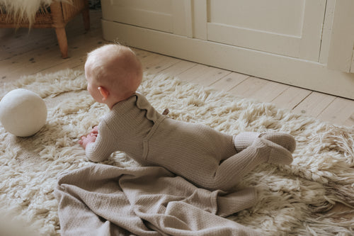 Mema Knits Oatmeal Textured Knit 3 PC Set