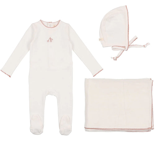 Lilette Rose Scallop Edge 3PC Set